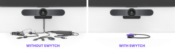 Logitech Swytch Émetteur et récepteur AV Noir, Violet (952-000010) – Image 4