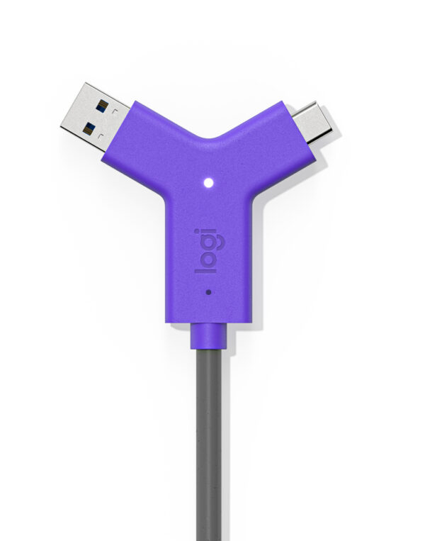 Logitech Swytch Émetteur et récepteur AV Noir, Violet (952-000010)