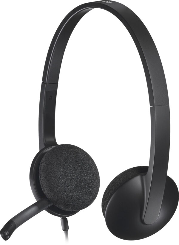 Casque Logitech H340 pour PC avec microphone anti-parasite - USB (981-000475) – Image 5