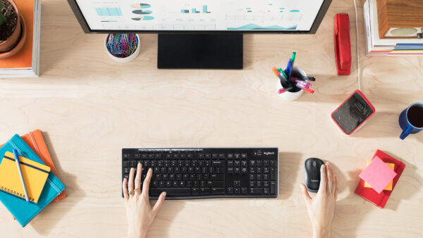 Logitech Wireless Desktop MK270 - Ensemble sans fil souris + clavier (AZERTY Français) – Image 10