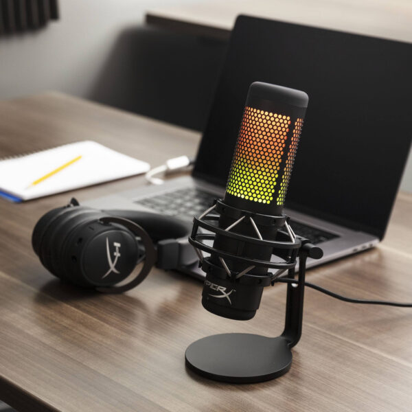 Prix Micro autonome complet HyperX QuadCast HMIQ1S-XX-RG/G pour les streamers, créateurs de contenu et joueurs (4P5P7AA) -  2500.00 -  2500.00 – Image 8