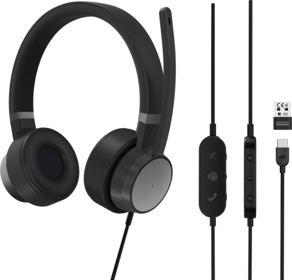 Micro-casque filaire Lenovo Go ANC (MS Teams) - USB (4XD1C99223) – Image 8