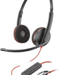 Micro-casque POLY Blackwire 3220 stéréo USB-C + adaptateur USB-C/A (8X228AA)