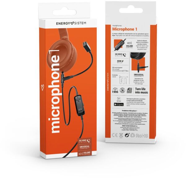 Prix Microphone 1 Energy Sistem pour Casque (452651) -  143.00 -  143.00 – Image 5