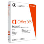 Prix Microsoft Office 365 Personnel - Licence d'abonnement ( 1 an ) - Pour un 1 PC ou Mac + 1 tablette -  - 