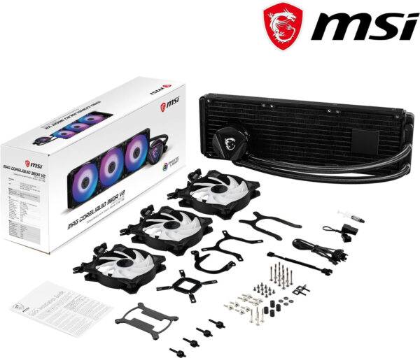 Prix MSI MAG coreliquid 360R V2 - Kit de Watercooling pour processeur (306-7ZW1C41-813) -  1340.00 -  1340.00 – Image 4