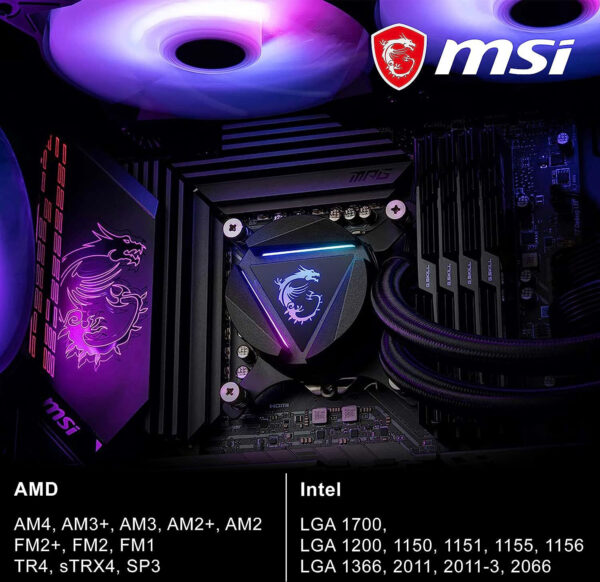 Prix MSI MAG coreliquid 360R V2 - Kit de Watercooling pour processeur (306-7ZW1C41-813) -  1340.00 -  1340.00 – Image 5