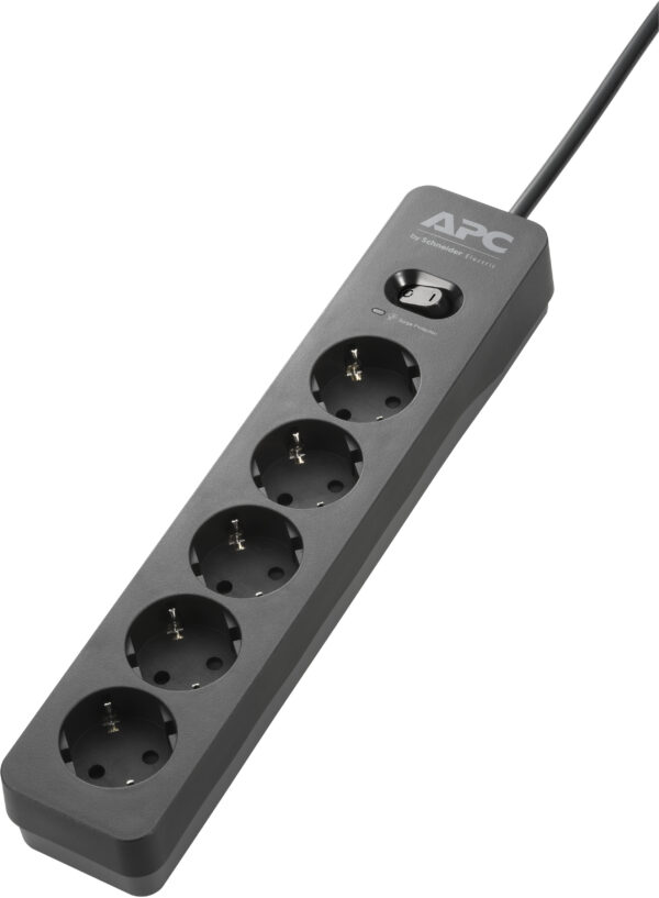 Multiprise parasurtenseur APC SurgeArrest Essential PME5B-GR - 5 prises FR (Schuko) / 2300 W – Image 2