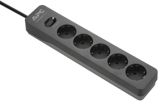 Multiprise parasurtenseur APC SurgeArrest Essential PME5B-GR - 5 prises FR (Schuko) / 2300 W – Image 3