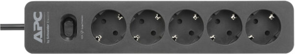 Multiprise parasurtenseur APC SurgeArrest Essential PME5B-GR - 5 prises FR (Schuko) / 2300 W