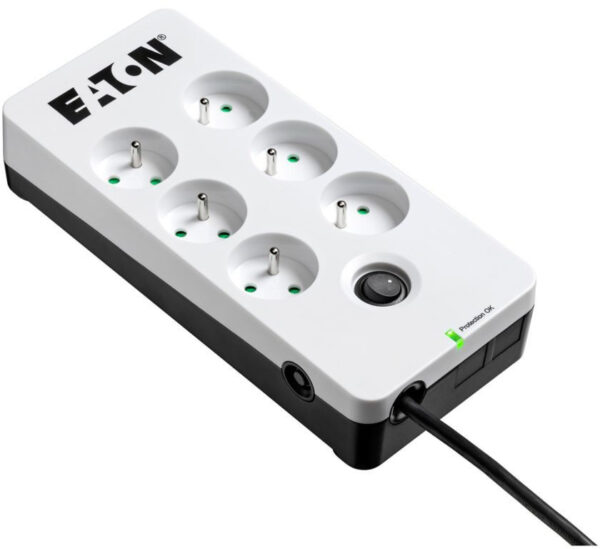Multiprise parasurtenseur Eaton Boîtier de Protection PB6F 6 prises FR