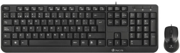 NGS pack clavier/souris avec fil COCOA KIT ITALIAN - AZERTY (COCOAKITITALIAN)