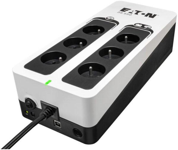 onduleur off line ups eaton 3s gen2 330 w 550 va 6 prises fr usb 3s550f