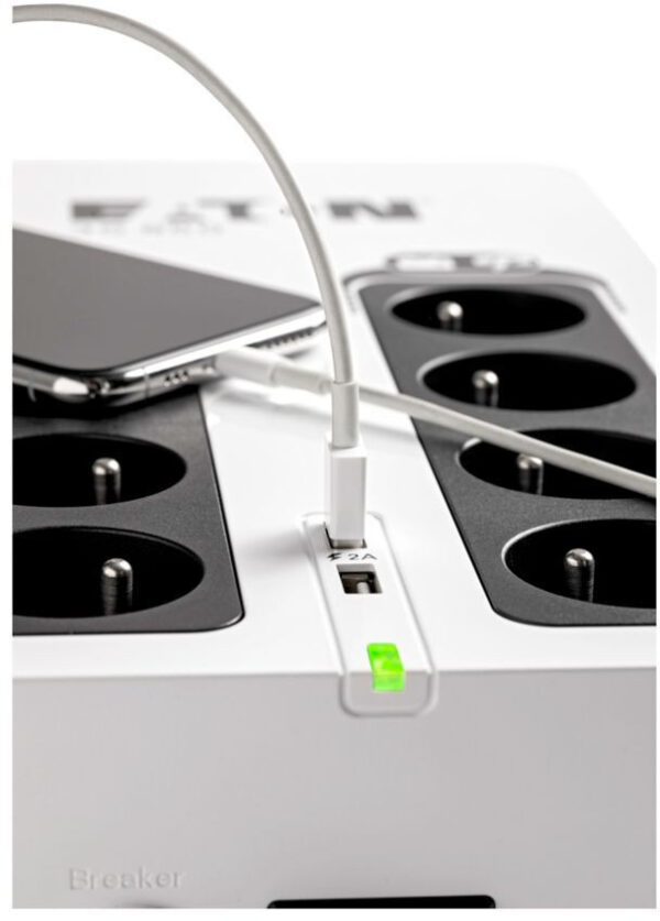 onduleur off line ups eaton 3s gen2 420 w 700 va 6 prises fr 2 usb 3s700f 2