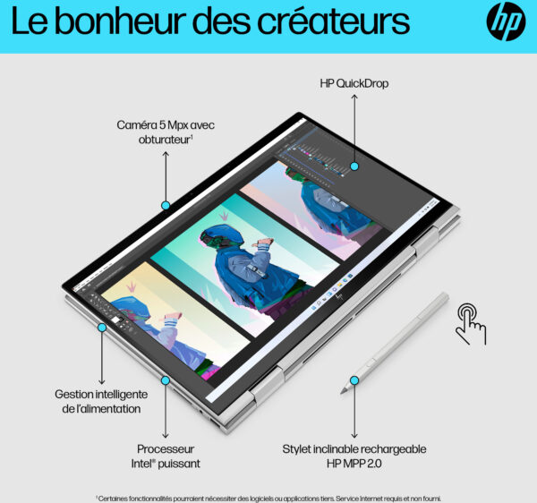 Prix Ordinateur portable Convertible HP ENVY x360 15-ew0001nk (6D6Y0EA) -  -  – Image 14