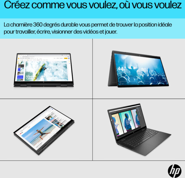 Prix Ordinateur portable Convertible HP ENVY x360 15-ew0001nk (6D6Y0EA) -  -  – Image 17