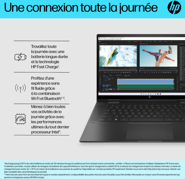 Prix Ordinateur portable Convertible HP ENVY x360 15-ew0001nk (6D6Y0EA) -  -  – Image 19