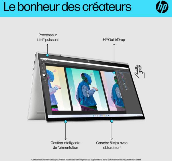 Prix Ordinateur portable Convertible HP ENVY x360 15-ew0001nk (6D6Y0EA) -  -  – Image 10