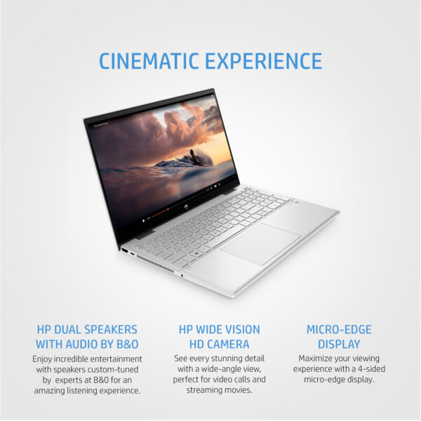 Prix Ordinateur portable Convertible HP Pavilion x360 15-er1001nk (6L9K9EA) -  -  – Image 10