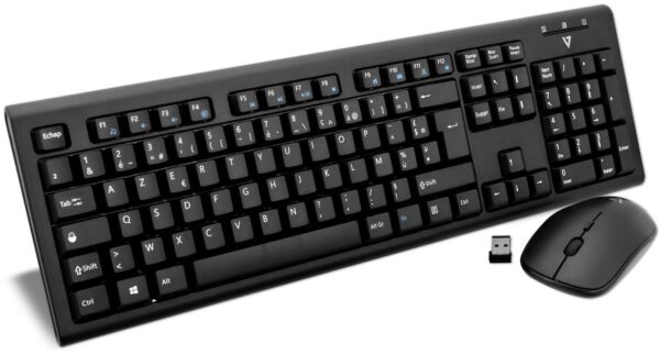 Prix Pack Clavier et souris V7 Combo Sans fil (CKW200FR) -  - 