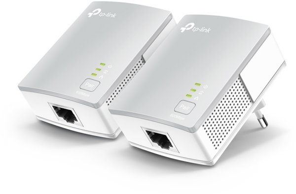 Pack de 2 CPL TP-Link AV600 Nano, 1 port Ethernet 100 Mbps (TL-PA4010KIT)