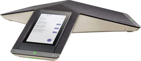 POLY Téléphone de conférence IP Trio C60 pour Microsoft Teams, radio complète et compatible PoE (849B6AA) – Image 2