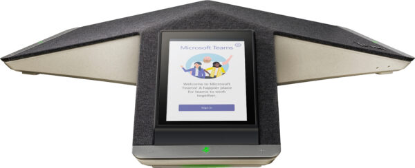 POLY Téléphone de conférence IP Trio C60 pour Microsoft Teams, radio complète et compatible PoE (849B6AA) – Image 6