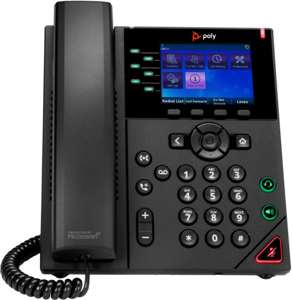 Prix POLY Téléphone IP OBi VVX 350 à 6 lignes et compatible PoE (89B59AA) -  - 