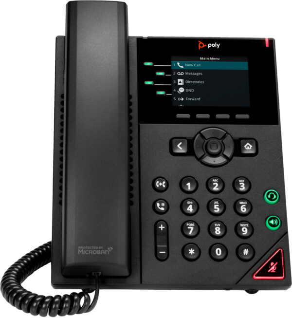 Prix POLY Téléphone IP VVX 250 à 4 lignes et compatible PoE Téléphone IP Poly VVX 250 à 4 lignes et compatible PoE (89B62AA) -  - 