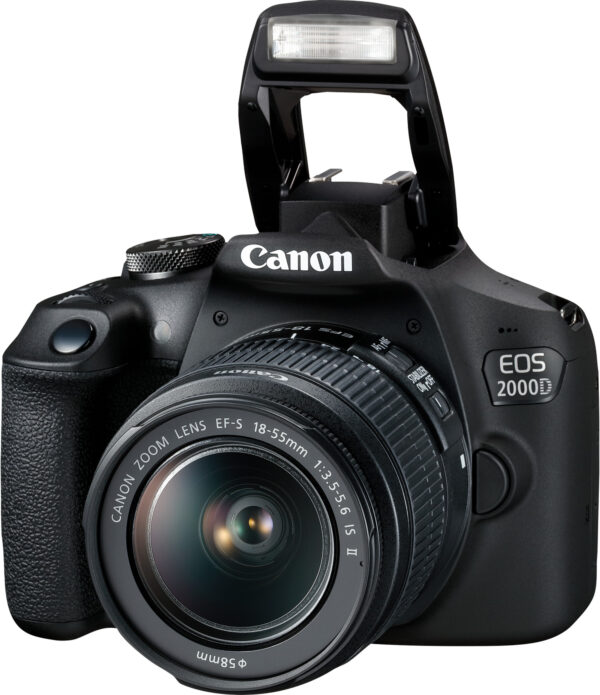 Reflex Canon EOS 2000D + Objectif EF-S 18-55mm IS II (2728C003AA) – Image 3