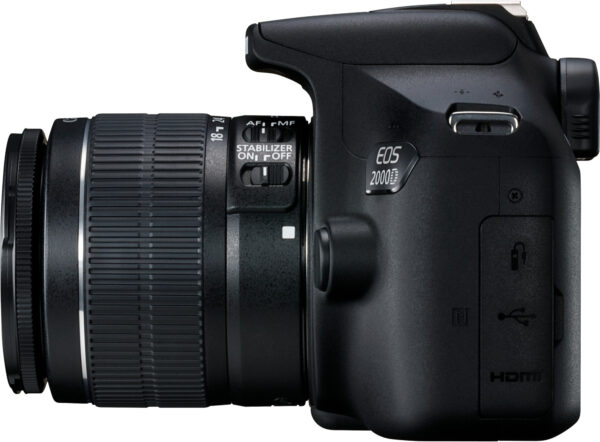 Reflex Canon EOS 2000D + Objectif EF-S 18-55mm IS II (2728C003AA) – Image 5