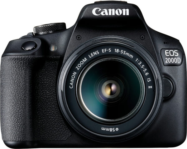 Reflex Canon EOS 2000D + Objectif EF-S 18-55mm IS II (2728C003AA)