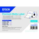 Prix Rouleau étiquette Epson Premium Matte 76mm x 51mm, 650 étiquettes pour C3500/3400 (C33S045534) -  108.00 -  108.00