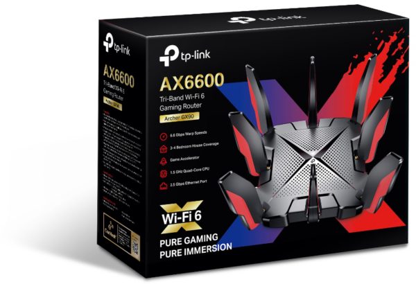 Router Wi-Fi TP-link Archer GX90 AX6600 Tri-Band Wi-Fi 6 Gaming Router (ARCHERGX90) – Image 4