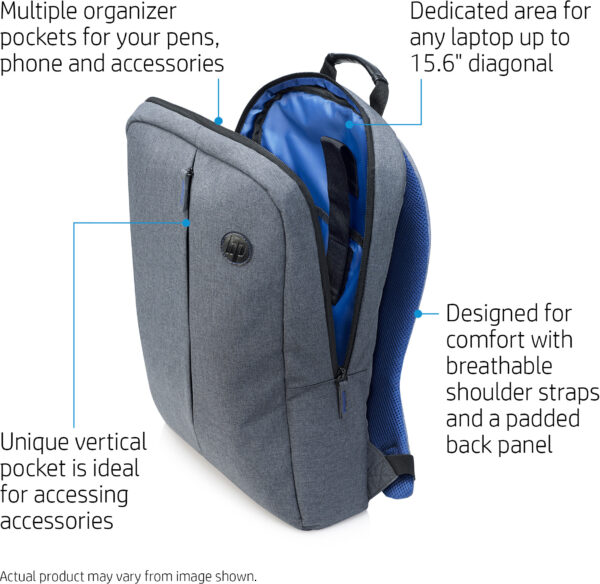 Prix Sac à dos économique HP 15,6" (K0B39AA) -  -  – Image 10