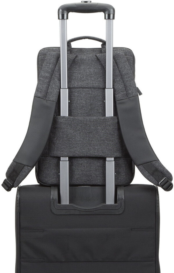 Sac à dos Rivacase 8861 Noir mélange pour ordinateurs portables 15,6" (8861 black) – Image 8