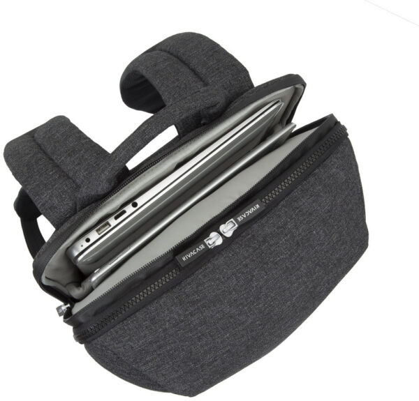 Sac à dos Rivacase 8861 Noir mélange pour ordinateurs portables 15,6" (8861 black) – Image 9