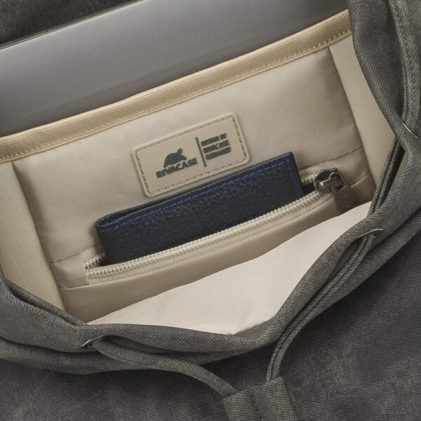 sac a dos rivacase vagar 8912 gris pour macbook 12 et tablette 10 12 8912 grey 5