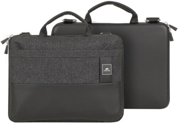 sacoche rivacase lantau 8823 black melange pour macbook pro et ultrabook 133 8823 black melange 2