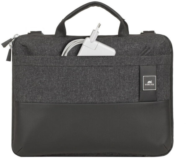 sacoche rivacase lantau 8823 black melange pour macbook pro et ultrabook 133 8823 black melange