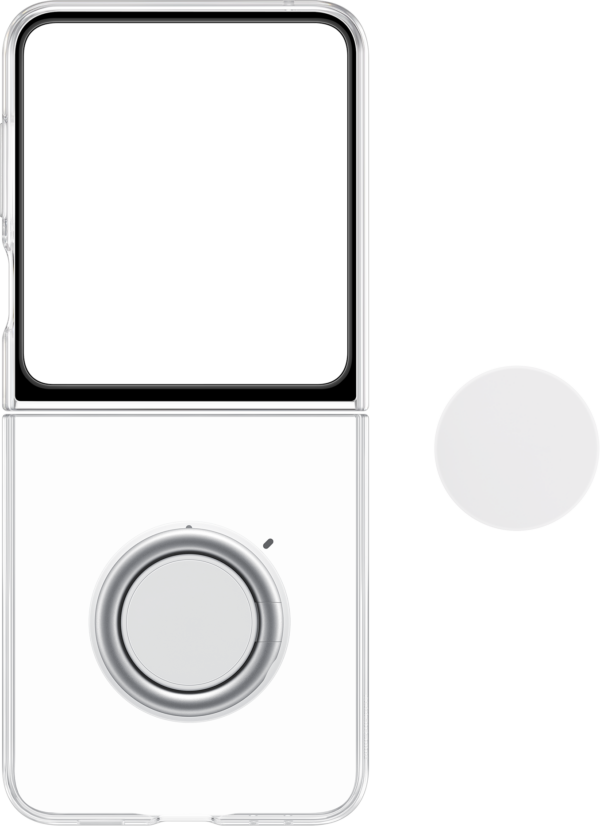 Samsung coque transparente avec support amovible pour Galaxy Z Flip 5 (EF-XF731CTEGWW) – Image 4