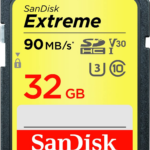 SanDisk Extreme SDHC UHS-I Card 32 Go (SDSDXVE-032GNCIN)