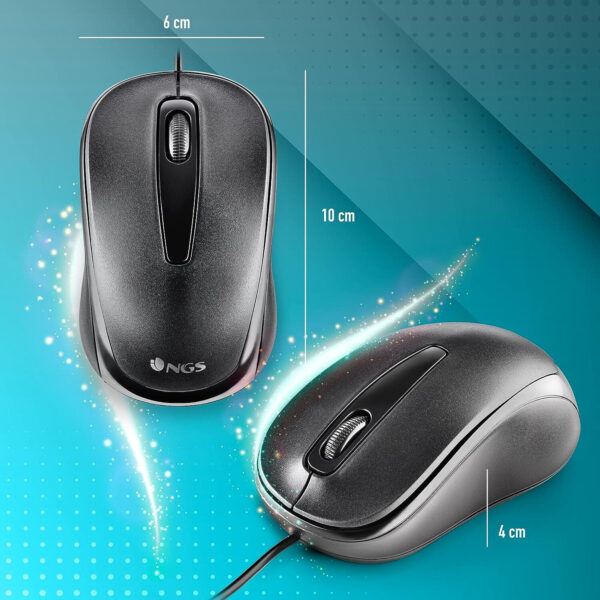Souris filaire NGS 12000 DPI (EASYDELTA) – Image 5