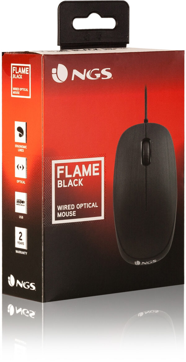 Prix Souris filaire NGS Flame Noire (FLAME) -  34.00 -  34.00 – Image 7
