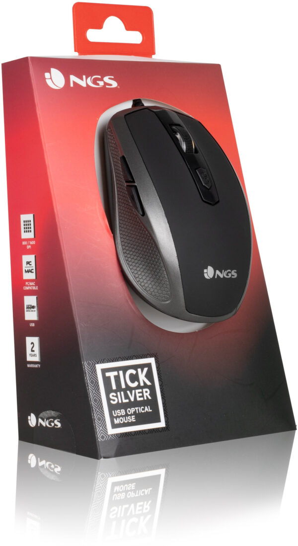 Prix Souris filaire NGS Tick Silver (TICKSILVER) -  44.00 -  44.00 – Image 6
