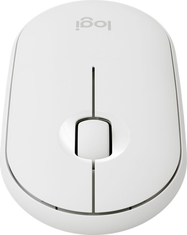 Prix Souris sans fil Bluetooth Logitech Pebble M350 Blanc cassé (910-005716) -  265.00 -  265.00 – Image 3