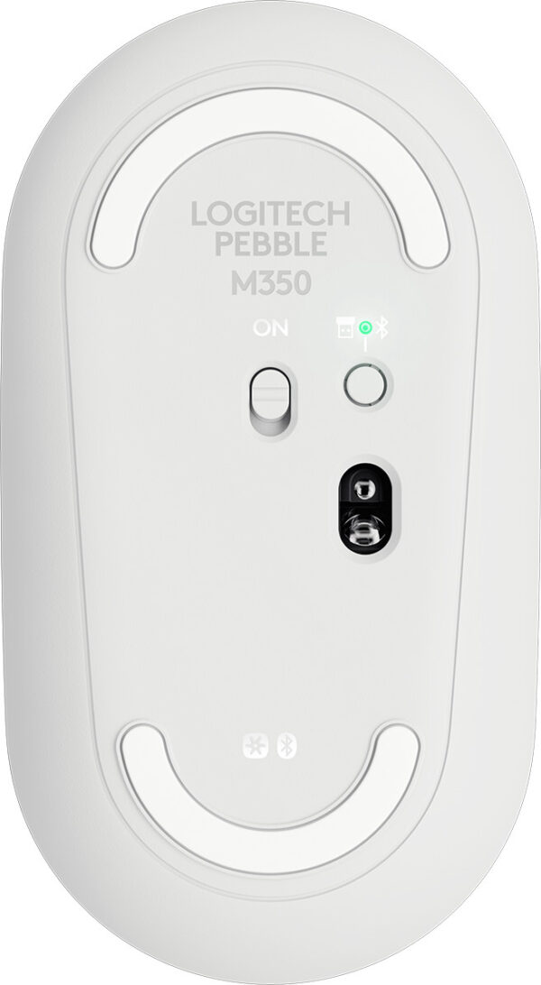 Prix Souris sans fil Bluetooth Logitech Pebble M350 Blanc cassé (910-005716) -  265.00 -  265.00 – Image 4