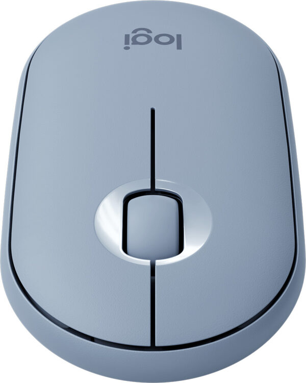 Prix Souris sans fil Bluetooth Logitech Pebble M350 Bleu gris (910-005719) -  266.00 -  266.00 – Image 3