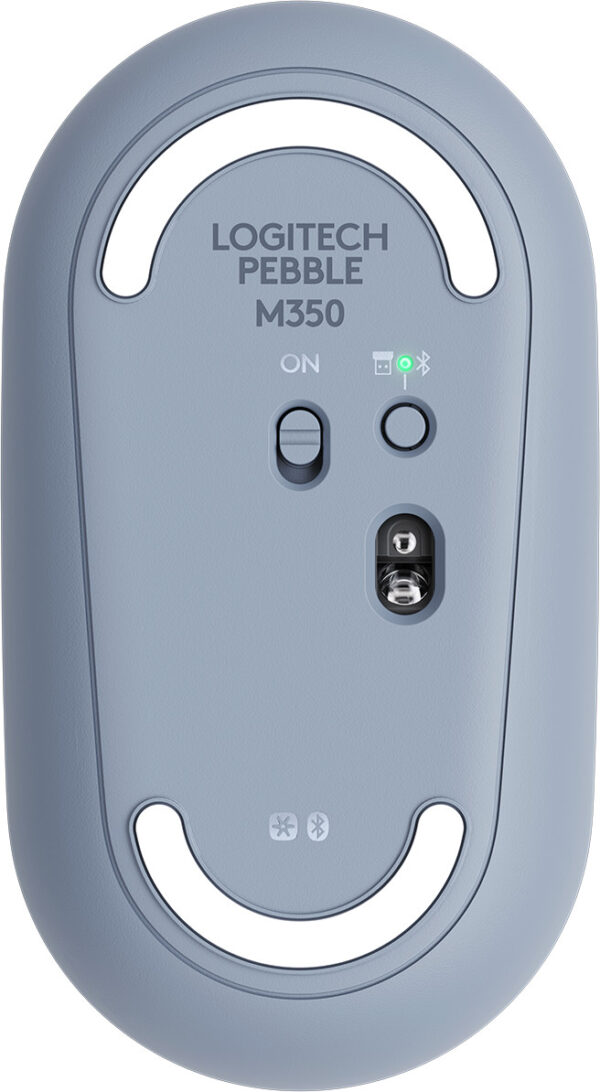 Prix Souris sans fil Bluetooth Logitech Pebble M350 Bleu gris (910-005719) -  266.00 -  266.00 – Image 4