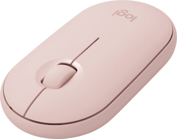 Prix Souris sans fil Bluetooth Logitech Pebble M350 Rose (910-005717) -  253.00 -  253.00 – Image 2